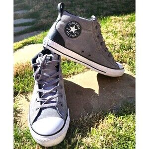 Converse Chuck Taylor Mid Mason Gray Suede Men's 11.5 Women's 13.5 Casual Unisex